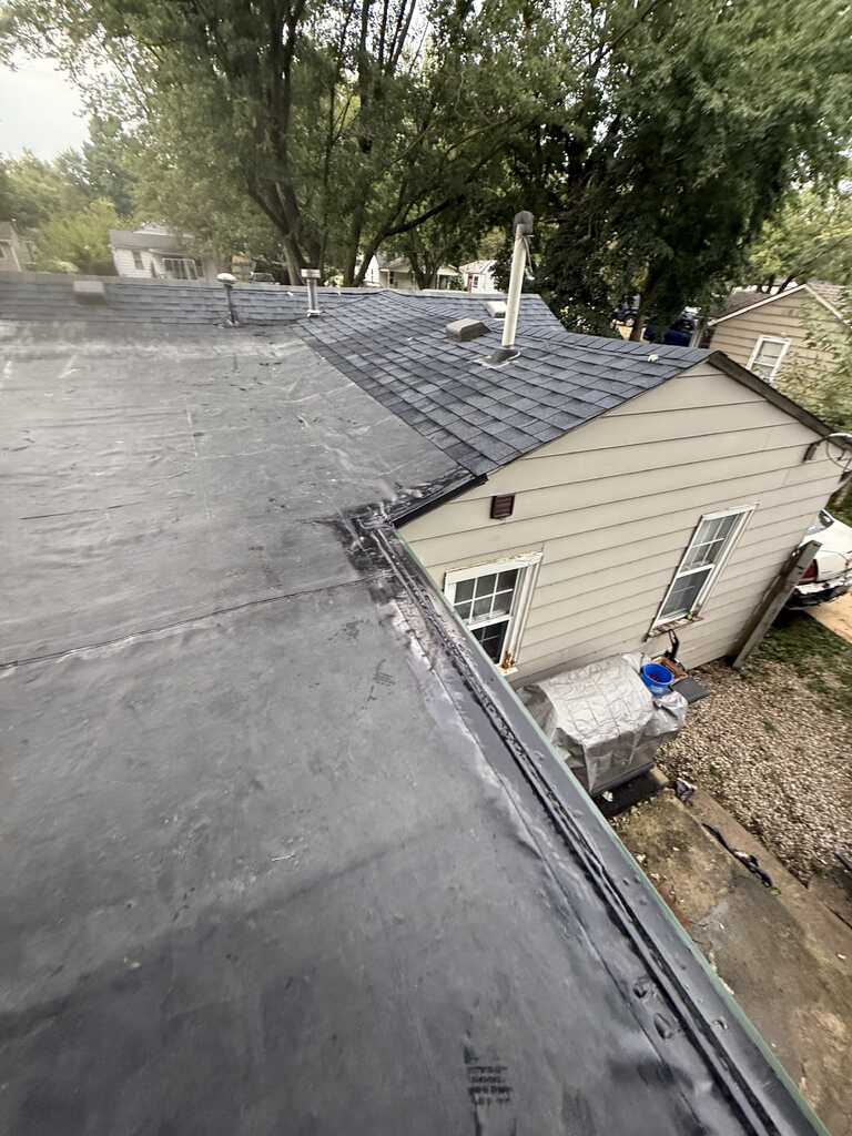 Gutter cleaning image.